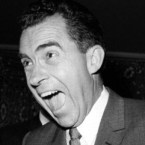 Nixon jumped up and down on the defeat of "that draft dodger asshole"