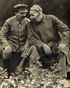 Gorky with Stalin